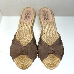 Salvatore Ferragamo slip on espadrilles